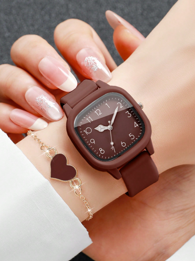 Women’s Elegant Watch & Bracelet Set